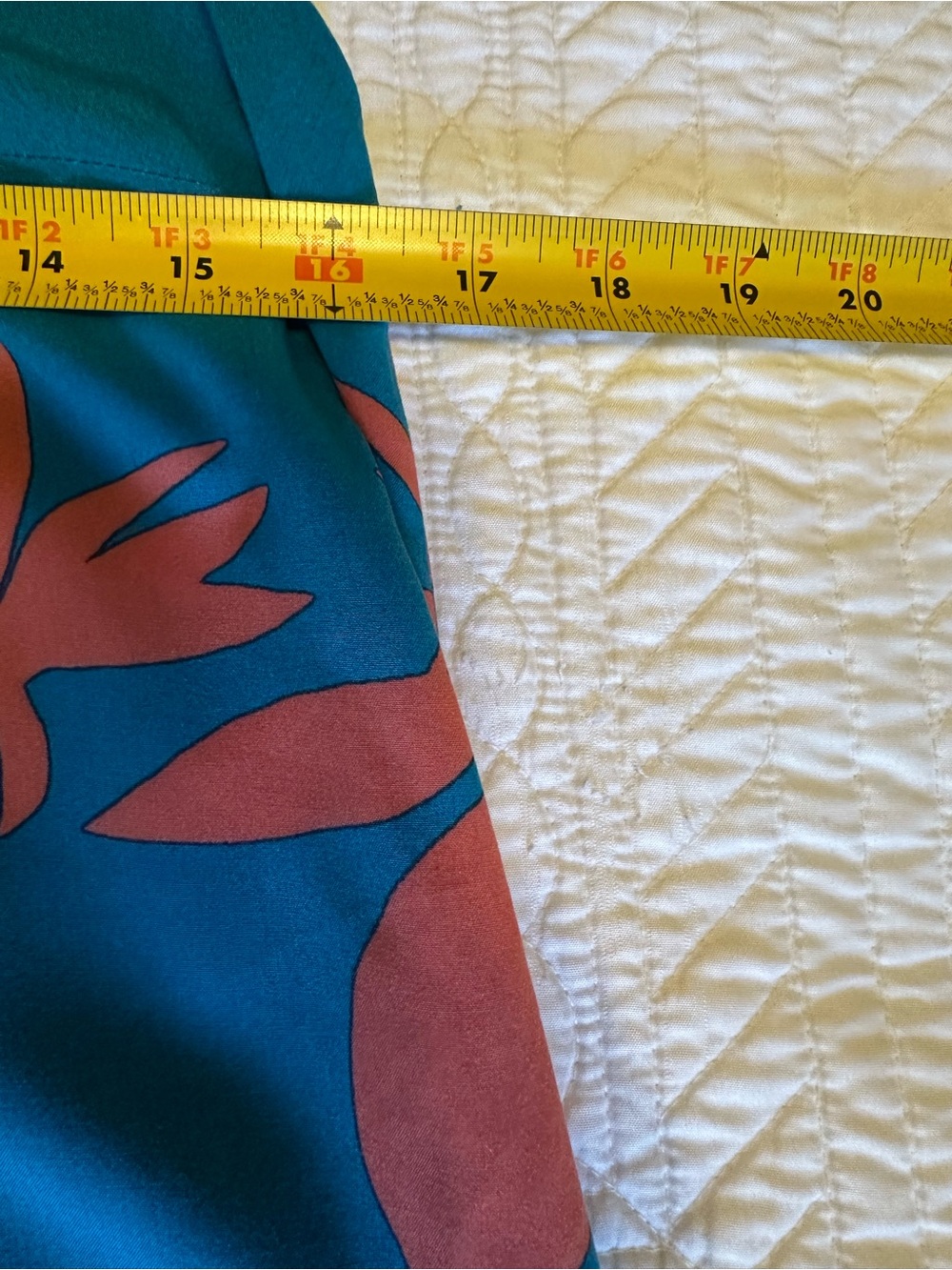 Old Navy Teal Maxi Dress with Coral Floral Print - Picture 5 of 7